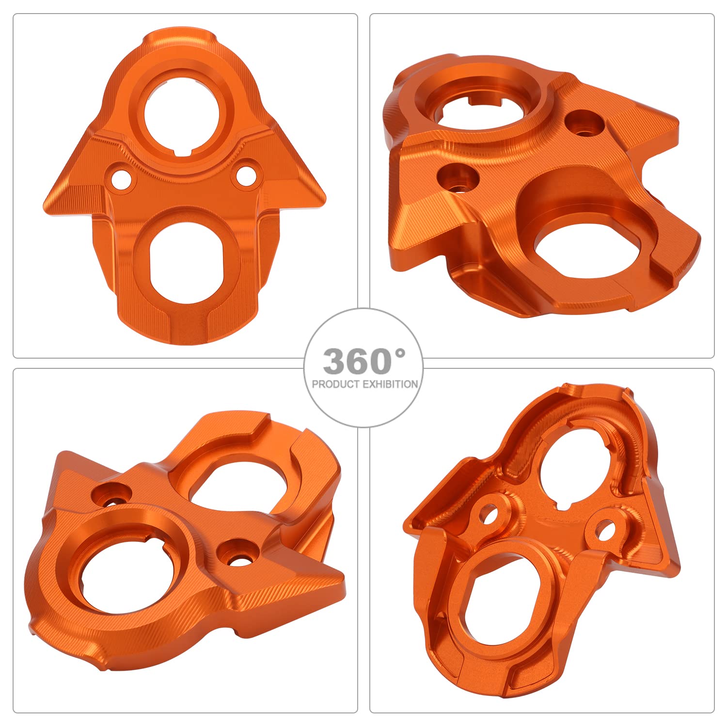 JFG RACING Ignition Key Switch Cover for Surron Light Bee,CNC Key Set Ignition Lock Cylinder Ring Cover Trim for Dirt Bike Sur Ron Light Bee X and S/X160/X260-Orange