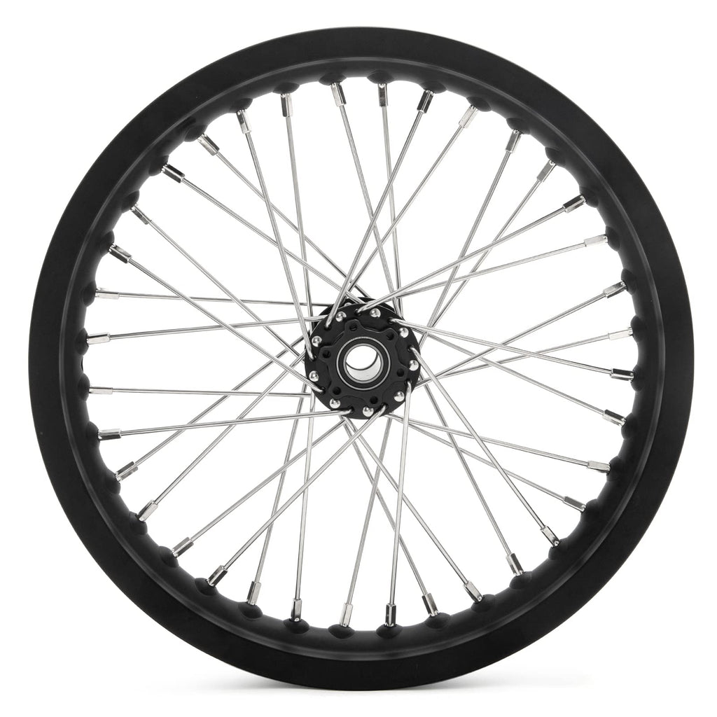 TOFR 17" Front Rear Spoke Wheels Rims Hubs Set for Surron Light Bee LBX Aluminum