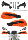 Universal 7/8" 22mm and 1 1/8" 28mm Handle Bar Hand Guards CNC Bracket for Dirt Bike Motocross ATV Scooter for CRF KLX KX LTR TRX SX SXF EXC XCW Grizzly Hawk 250 Bicycles-Red