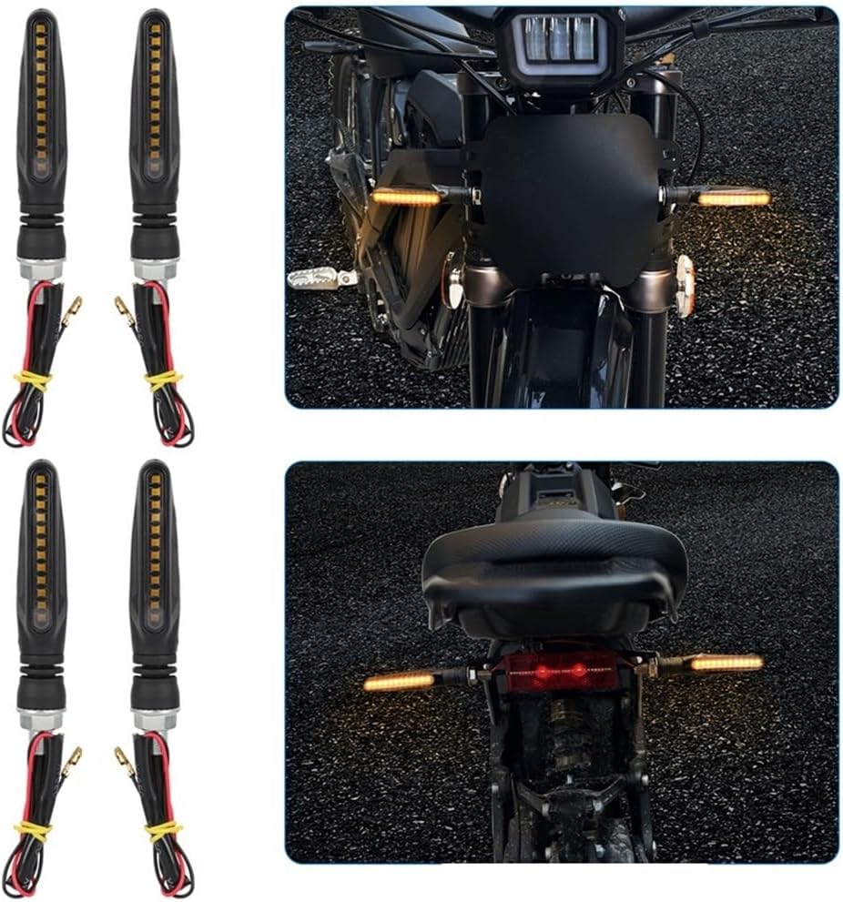 Indicators Flowing Motorbike Electric Bike Front Rear Street Legal Kit Indicator Light for Ta&laria Sting MX4 Turn Signal Lighting Lamps