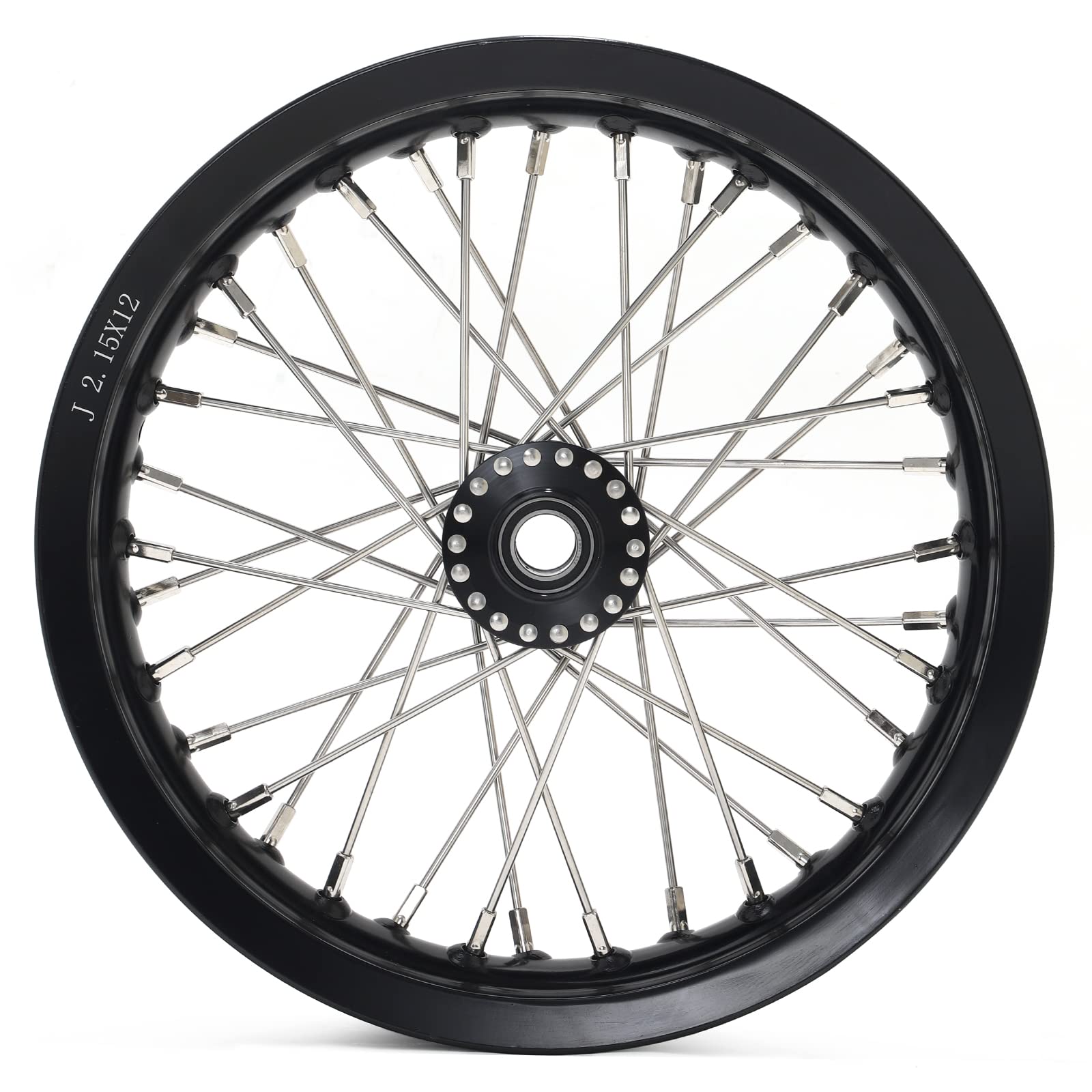 TOFR 17" Front Rear Spoke Wheels Rims Hubs Set for Surron Light Bee LBX Aluminum