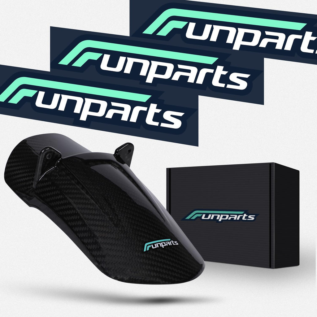 Funparts Sur Ron Rear Cushion Fender,Carbon Fiber Motorcycle Fender Mud Guard for Surron Sur Ron Light Bee X/S Segway X260 X160 Electric Dirt Bike