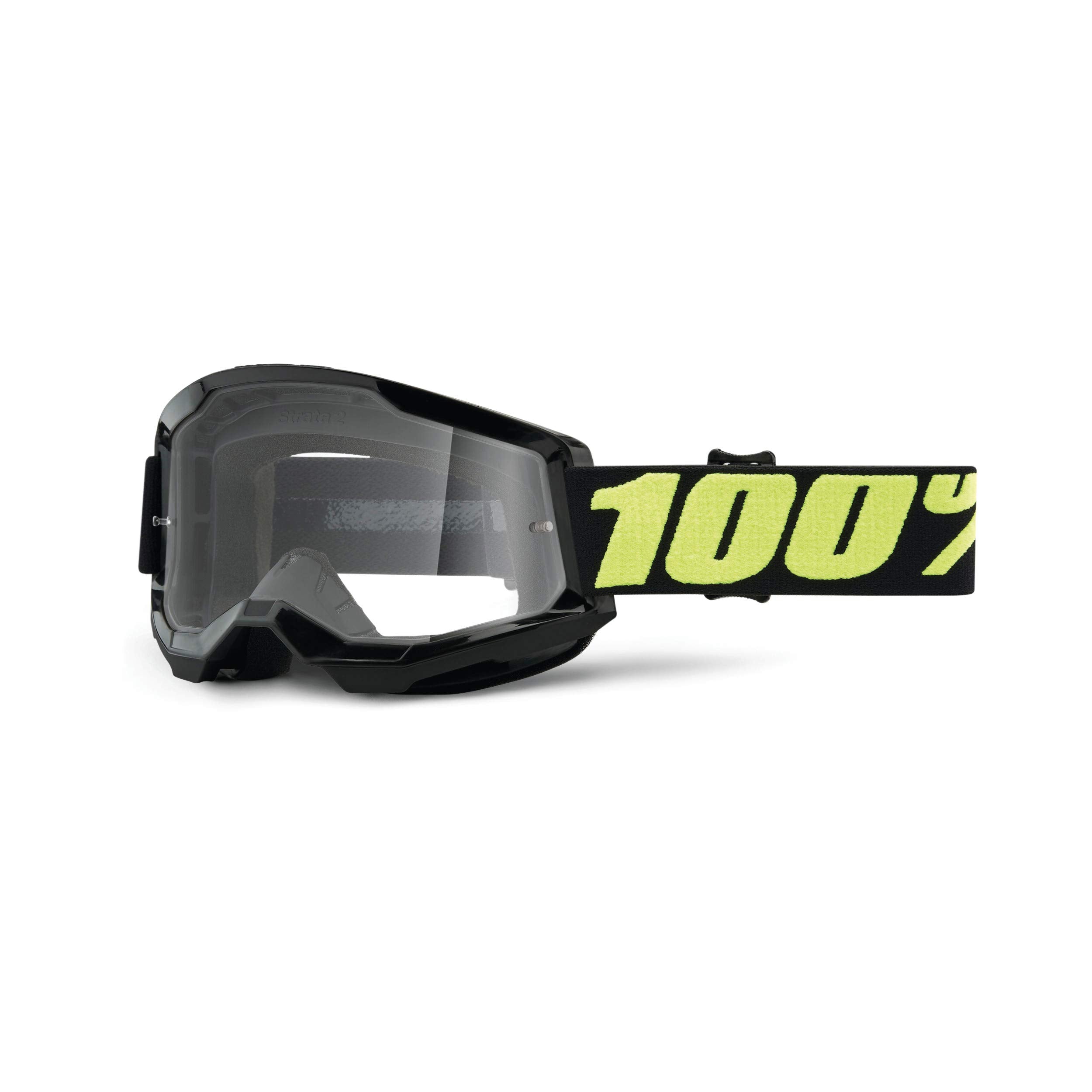 100% Strata 2 Sand Motocross & Mountain Bike Goggles - MX and MTB Racing Protective Eyewear