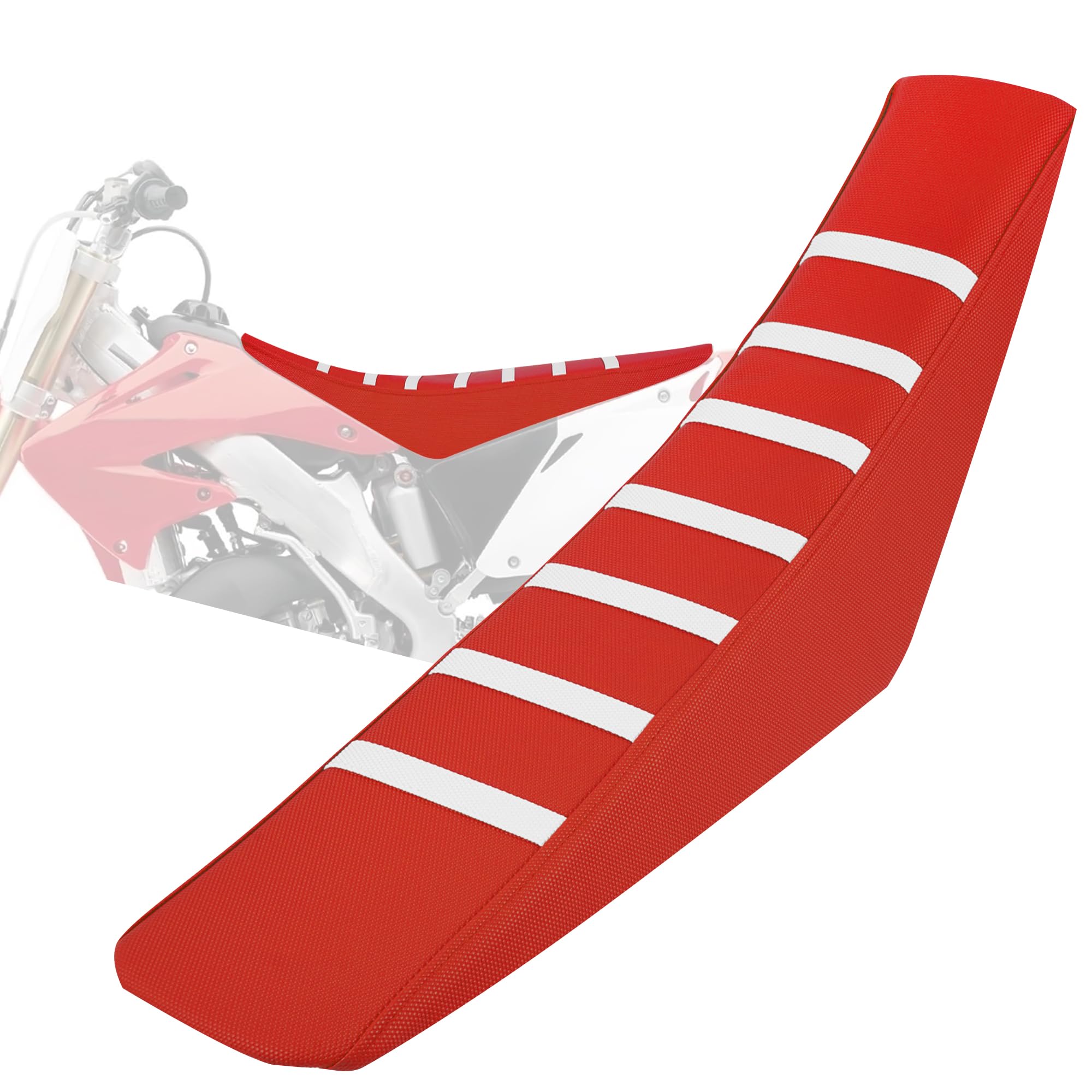 Dirt Bike Seat Cushion,Universal Motorcycle Seat Grips Cover for Most Dirtbike Like CRF 50/CRF 110 110F/CRF 125/CRF 150R/CRF 250F/CR 85/CR125R-Red