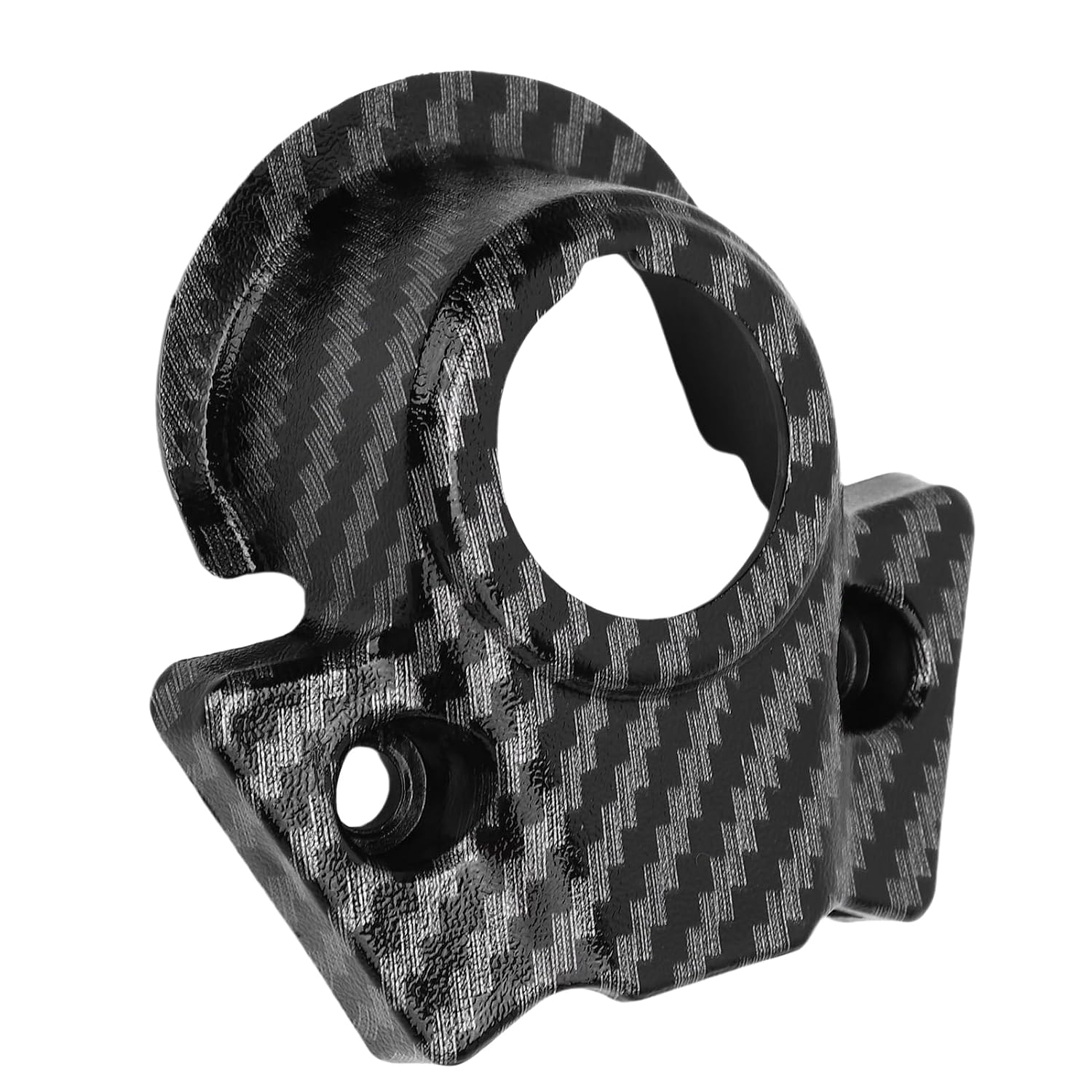 Carbon Fiber Pattern Motorcycle Central Control Decorative Cover Ignition Key Switch Trim Replacement with Easy Installation for Talaria Sting X3 MX3 MX4 MX5