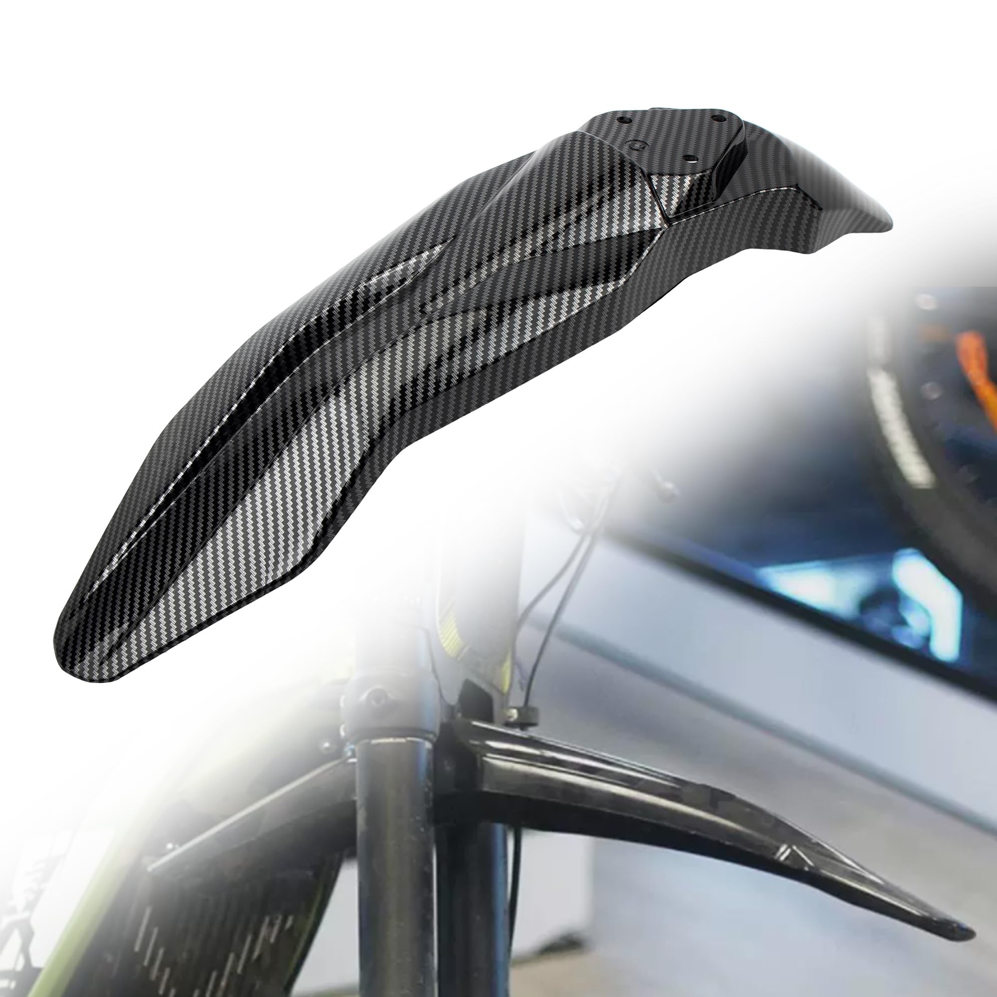 Short Rear Fender Protector,Talaria Rear Mudguard For MX3 MX4 Electric Dirt Bike EBike - Carbon Fiber
