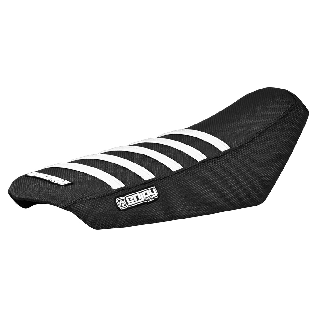 Enjoy Mfg Seat Cover - Compatible with Talaria Sting Electric Motorcycle #362 (Black w/Grey Ribs)