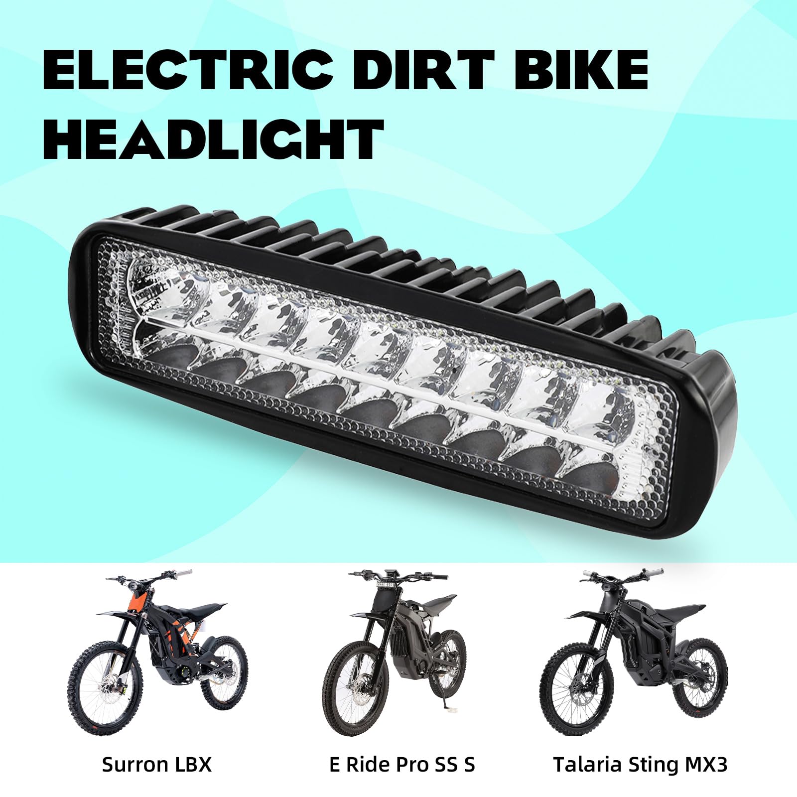 Funparts Surron Headlight Switch,Motorcycle Light On/Off Switch for Sur Ron LBX Light Bee X/S Talaria Sting MX3 Segway X260/X160 Electric Dirt Bike EBike