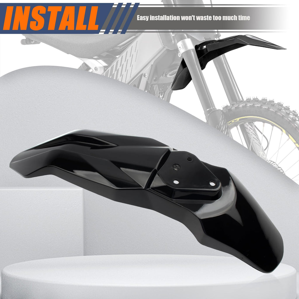 Short Rear Fender Protector,Talaria Rear Mudguard For MX3 MX4 Electric Dirt Bike EBike - Carbon Fiber