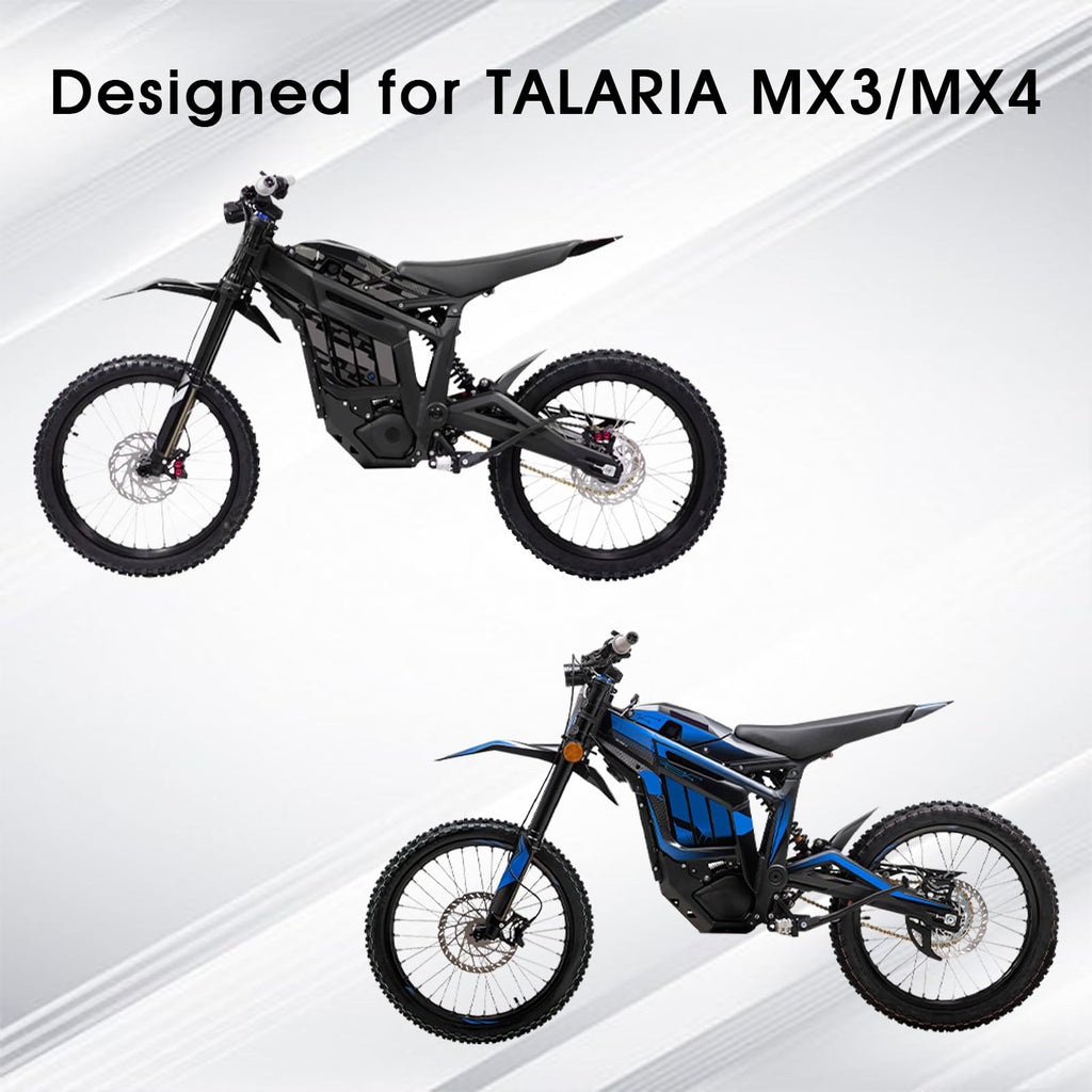 CHANGCHENG Motorcycle Foot Pegs Bracket Talaria Footpegs Holder Reinforced Lever Rest Bracket Support Brace for Talaria Sting MX3 MX4 MX5 Electric Dirt Bike Black