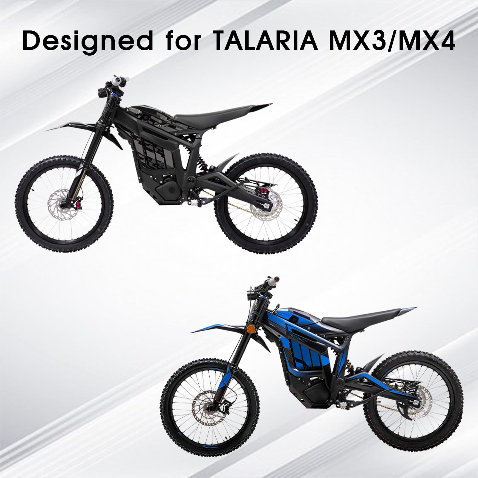 CHANGCHENG Motorcycle Foot Pegs Bracket Talaria Footpegs Holder Reinforced Lever Rest Bracket Support Brace for Talaria Sting MX3 MX4 MX5 Electric Dirt Bike Black