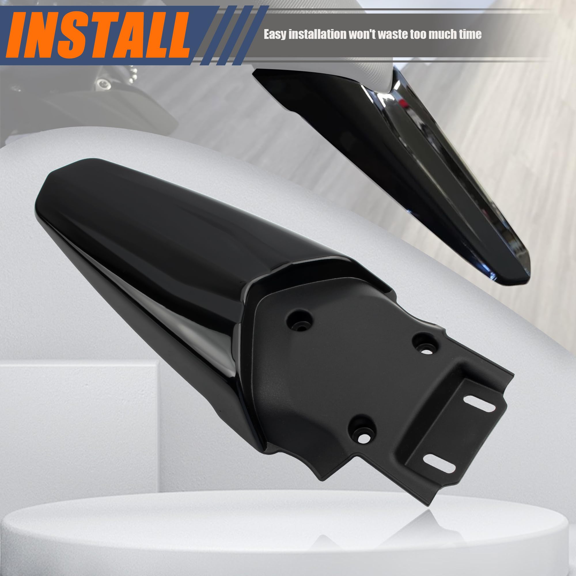 Short Rear Fender Protector,Talaria Rear Mudguard For MX3 MX4 Electric Dirt Bike EBike - Carbon Fiber