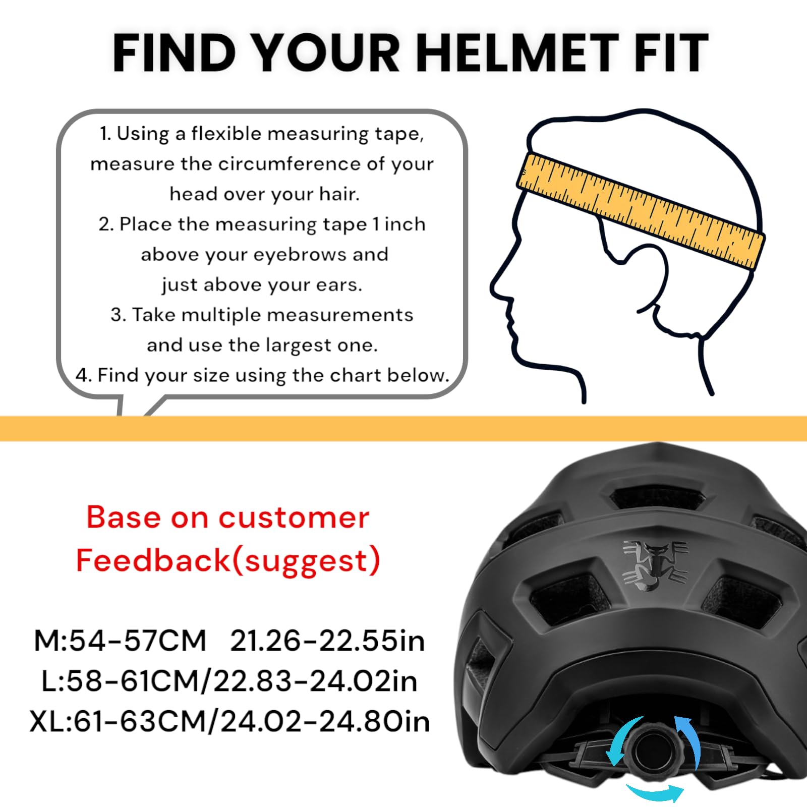 Bike Helmet,Mountain Bike Helmet Helmets for Men Women Adults Youth