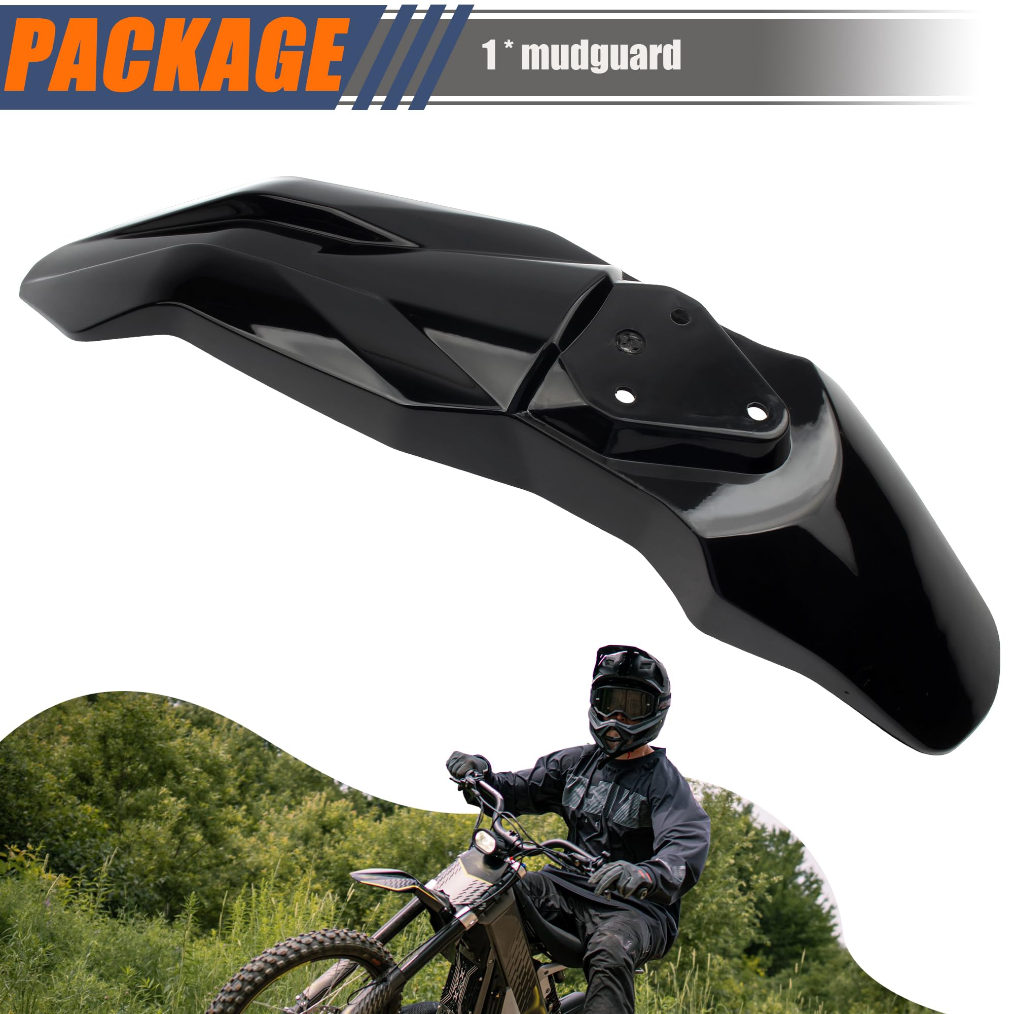 Short Rear Fender Protector,Talaria Rear Mudguard For MX3 MX4 Electric Dirt Bike EBike - Carbon Fiber