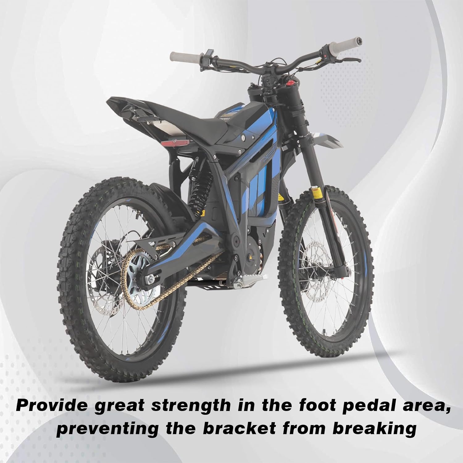 CHANGCHENG Motorcycle Foot Bracket Foot Pegs Bracket Brace CNC Aluminum Electric Dirt Bike Foot Support Rod for Talaria Sting MX3 MX4 MX5