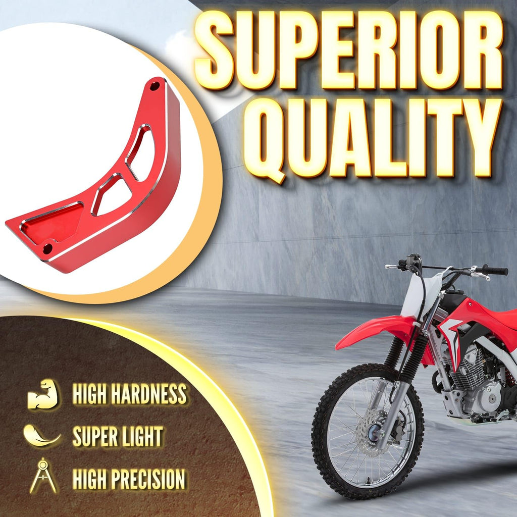 Canitu Red Front Sprocket Cover Guard,Motorcycle Aluminum Chain Guard Sprocket Engine Drive Cover Case Saver Protector Engine Case Protection for Honda CRF110 2013-2024