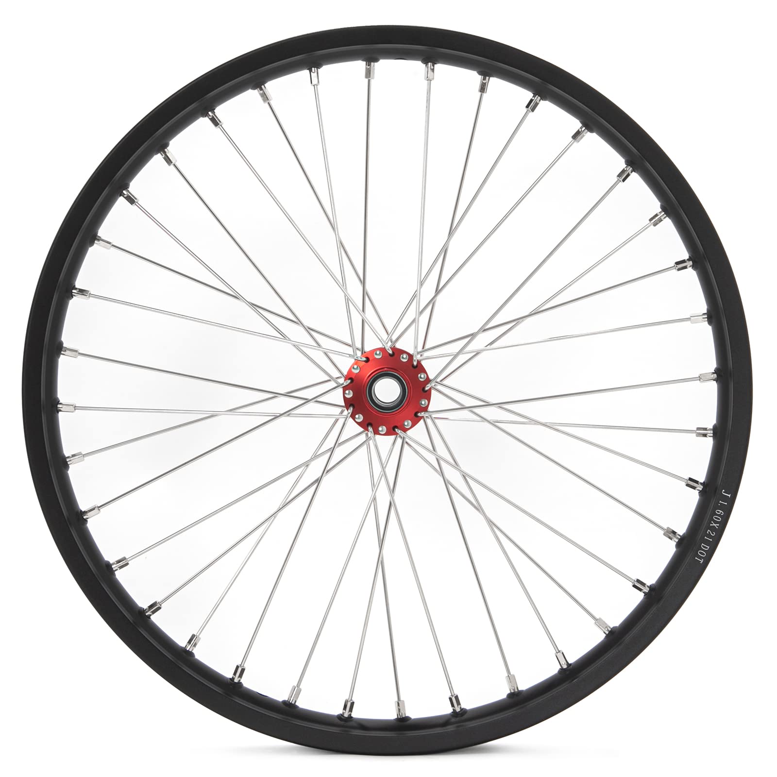 TOFR 17" Front Rear Spoke Wheels Rims Hubs Set for Surron Light Bee LBX Aluminum