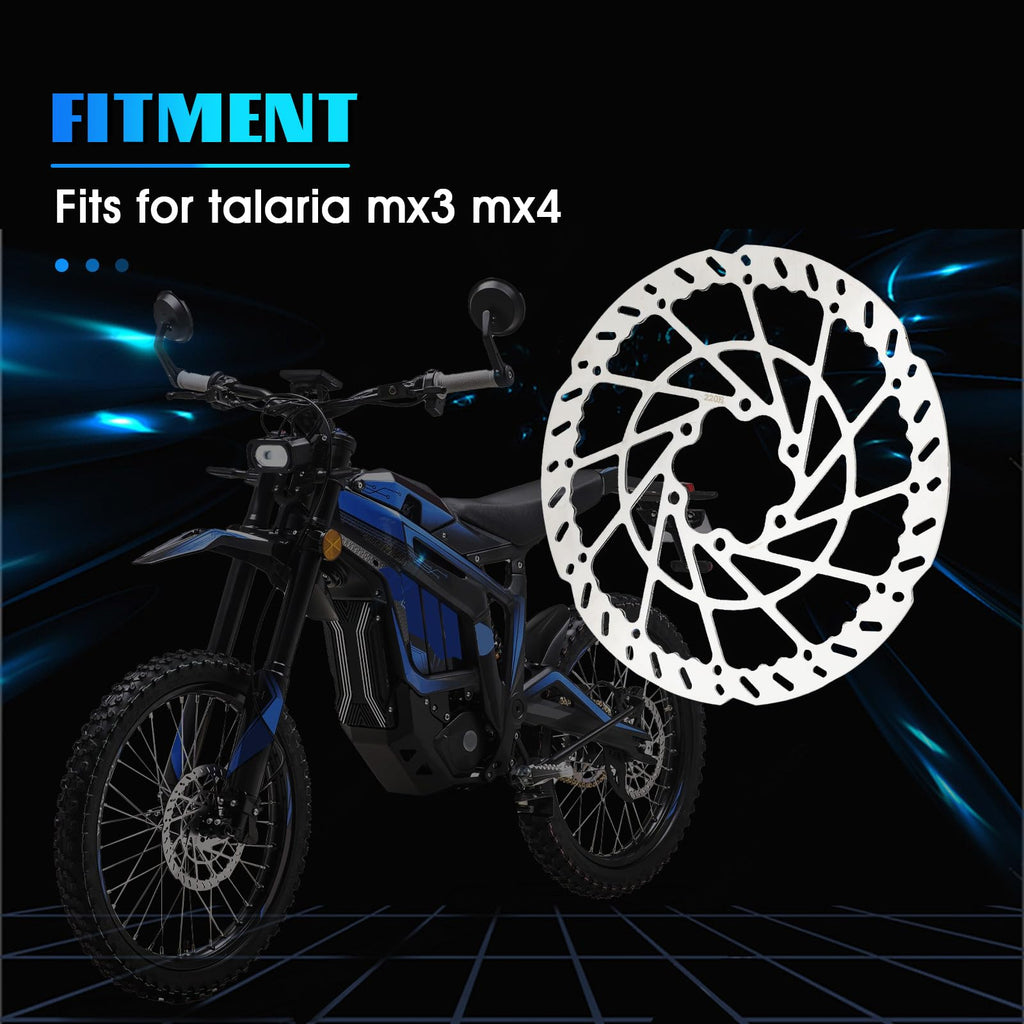 CHANGCHENG Talaria Rear Brake Disc Motorcycle Rear Rotor Brakes Steel Electric Dirt Bike Brake Rotor for Talaria Sting MX3 MX4