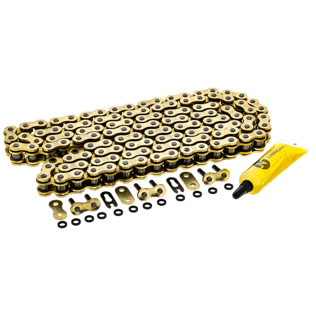 NICHE Gold 420 X-Ring Chain 108 Links with Connecting Master Link