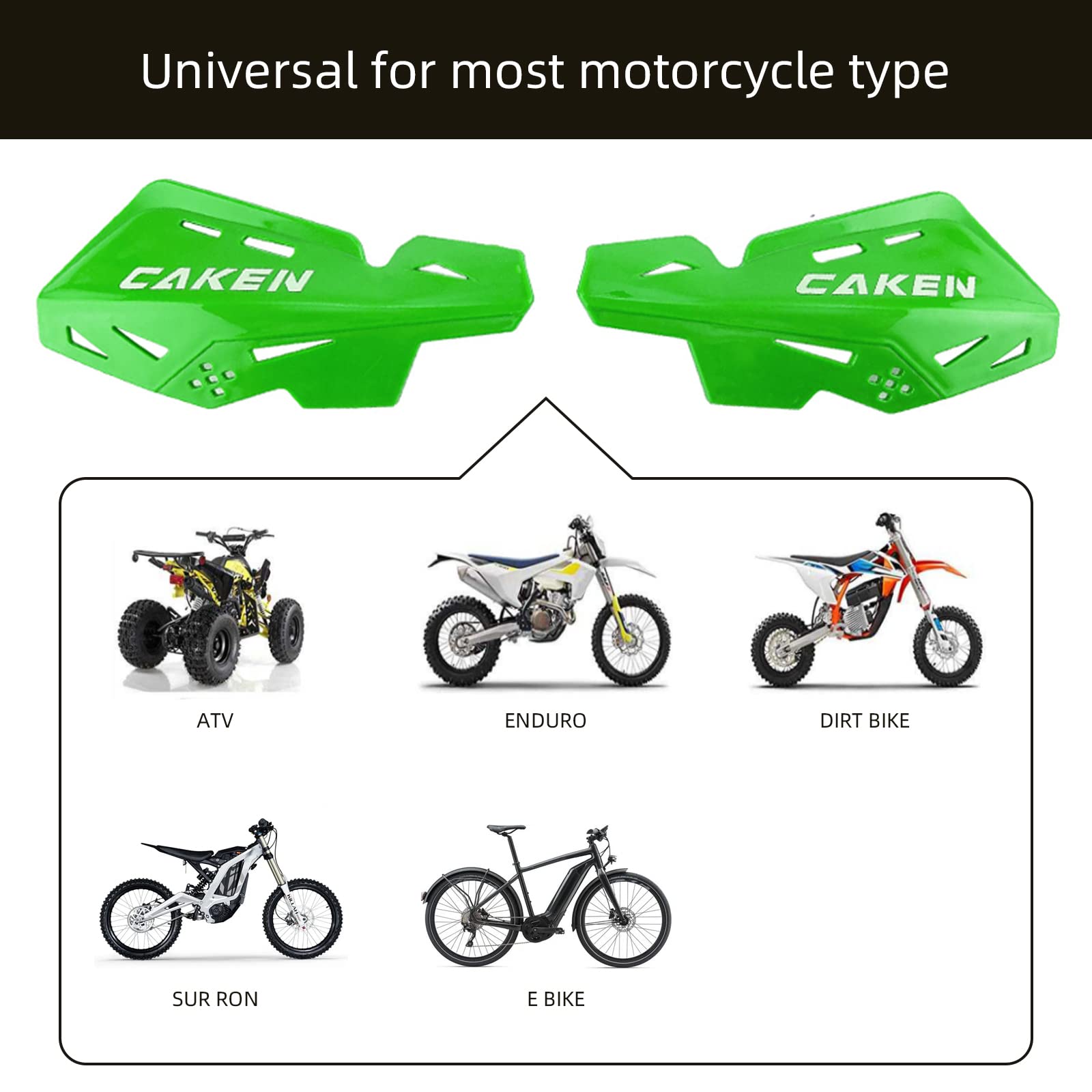 Universal 7/8" 22mm and 1 1/8" 28mm Handle Bar Hand Guards CNC Bracket for Dirt Bike Motocross ATV Scooter for CRF KLX KX LTR TRX SX SXF EXC XCW Grizzly Hawk 250 Bicycles-Red