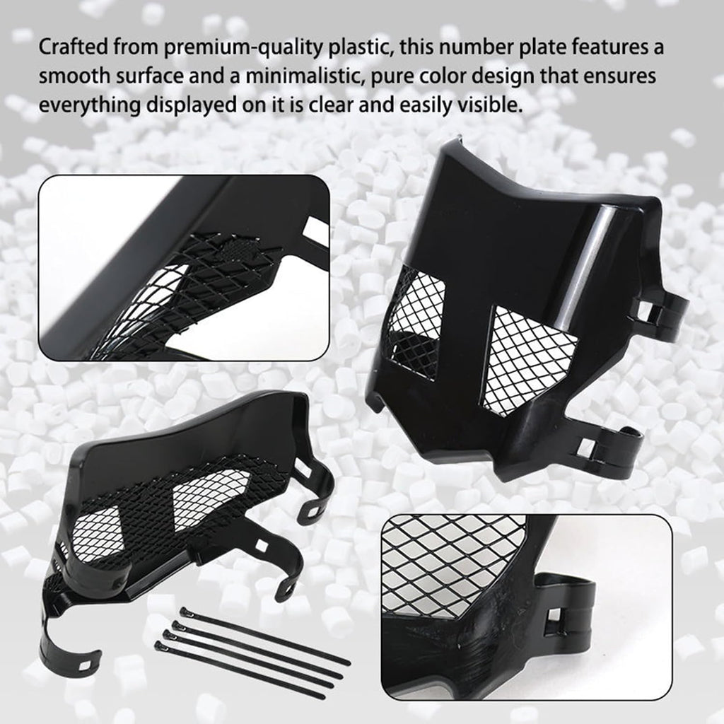 Talaria Sting Front Plate Fairing, Motorcycle Black Replacement Panel with Vented, Guard Piece for Bike Face Repair Garage Needs Talaria Sting Number Plate Bike Nose Panel Front Guard Cover