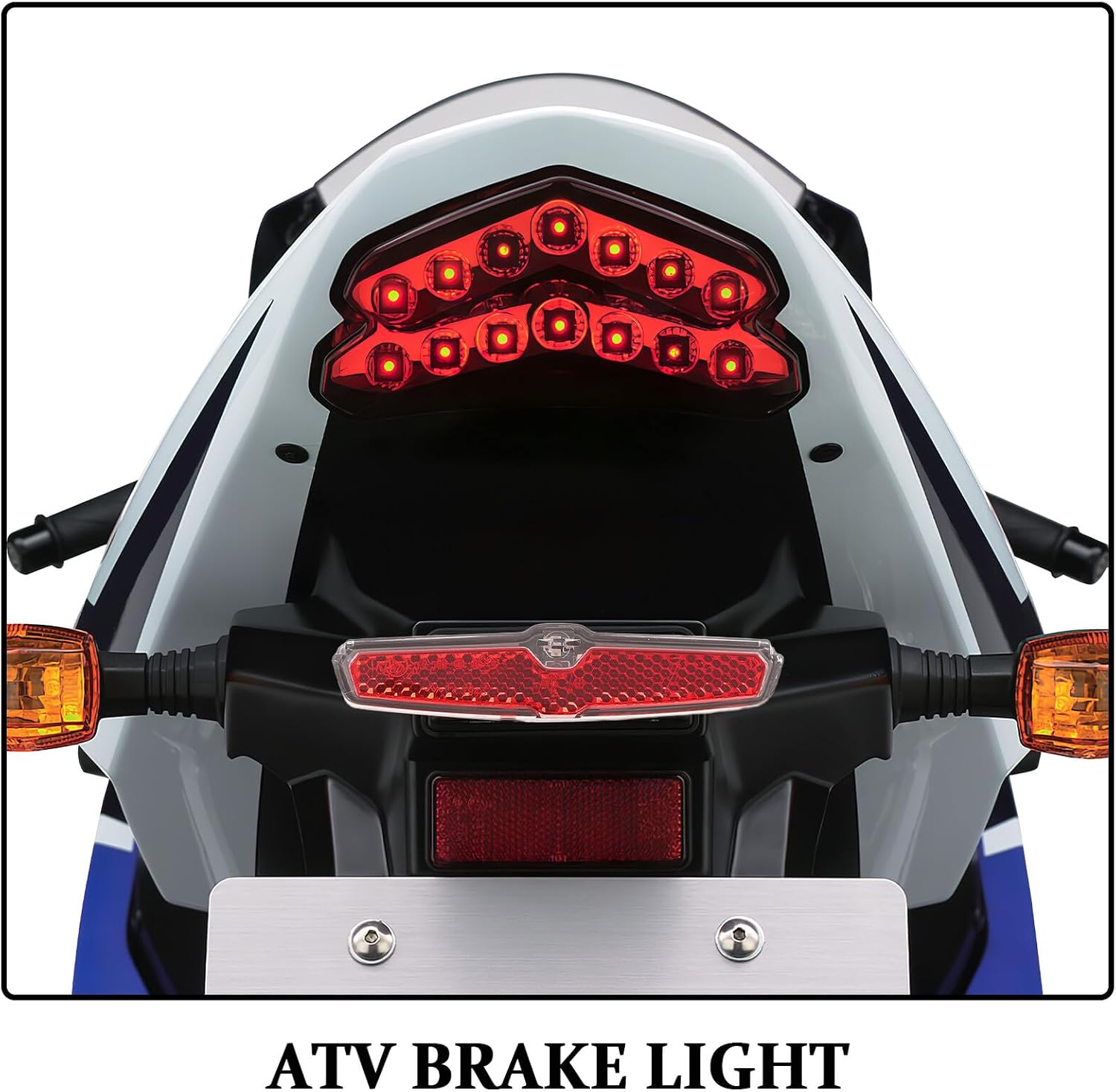 NUOBESTY Waterproof LED Rear Tail Brake Light for Talaria Mx5 Atv Offroad Motorcycle Rear Tail Light