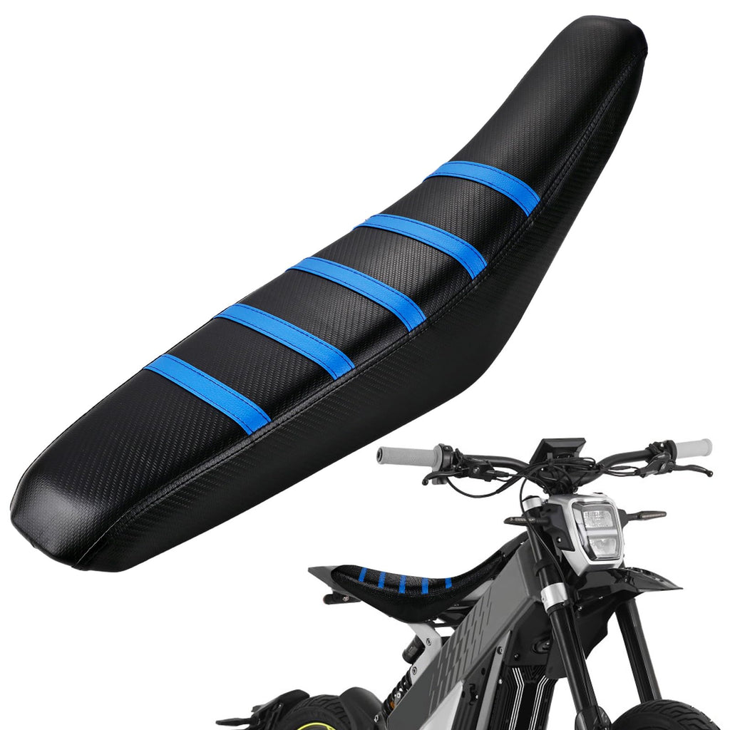 Dirt Bike Seat Cover Ribbed Soft Seat Cover for Talaria XXX X3 Electric Dirt Bike Ebike Red