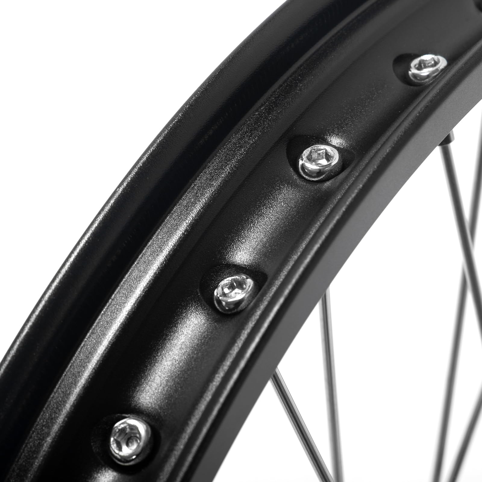 TOFR 17" Front Rear Spoke Wheels Rims Hubs Set for Surron Light Bee LBX Aluminum