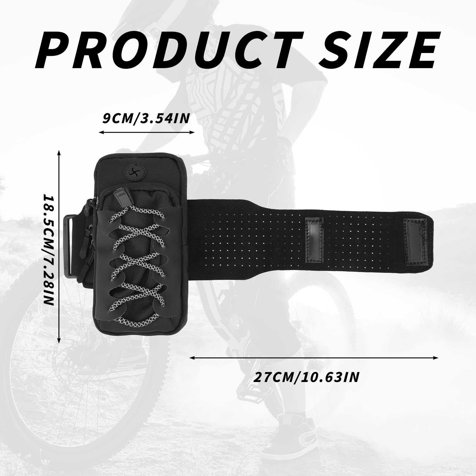 Motorcycle Frame Bag, Tear-Resistant Polyester Bike Phone Bag Magnetic Flip Design Dirtbike Pouch Accessories for Surron Talaria & E-Ride Pro Electric Ebike Vehicles (Black)
