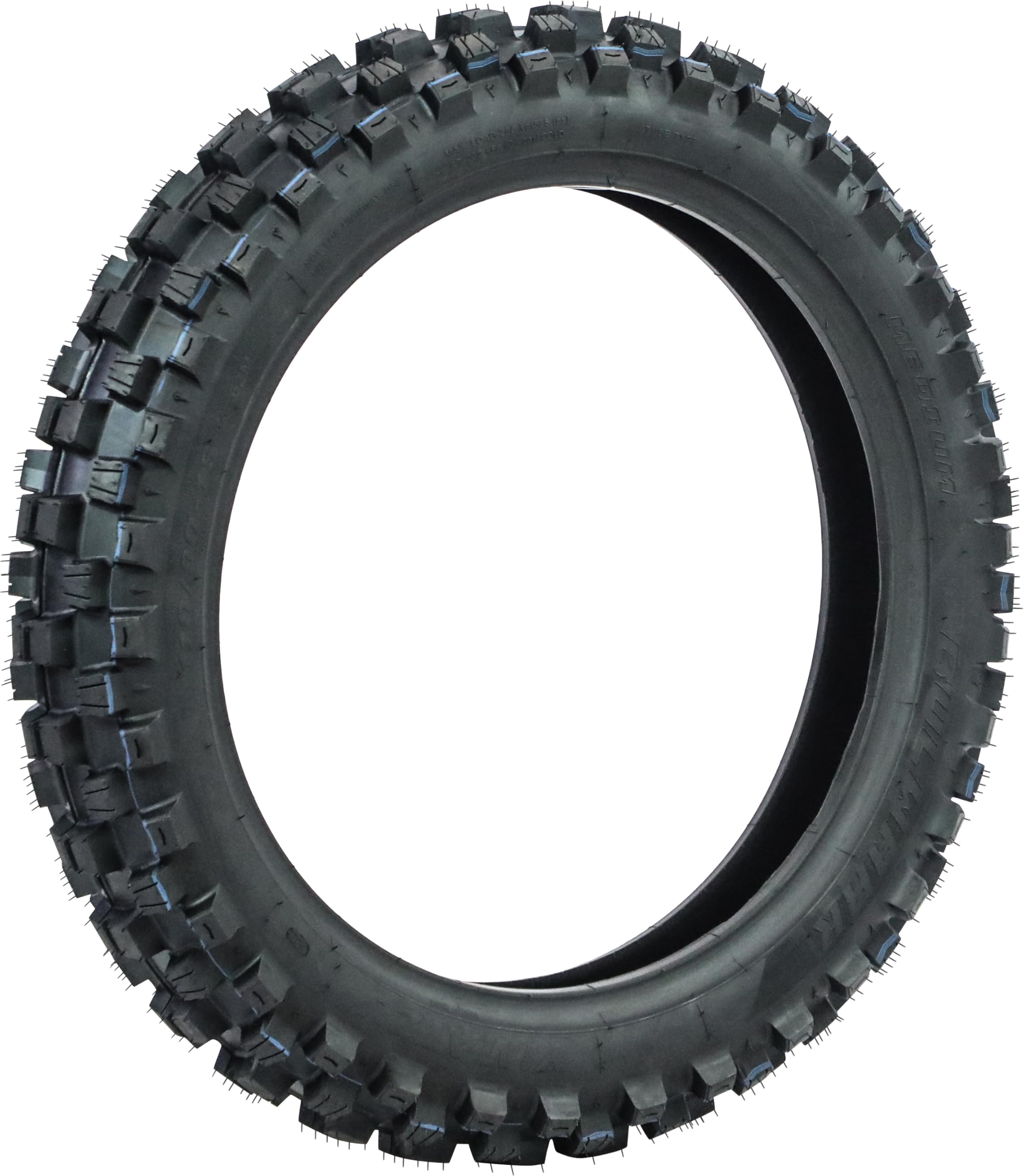 90/100-14 Rear MX Tire and TR4 Tube – 6PR Knobby Tire for MX & Off-Road – Intermediate Terrain – Rear Wheel