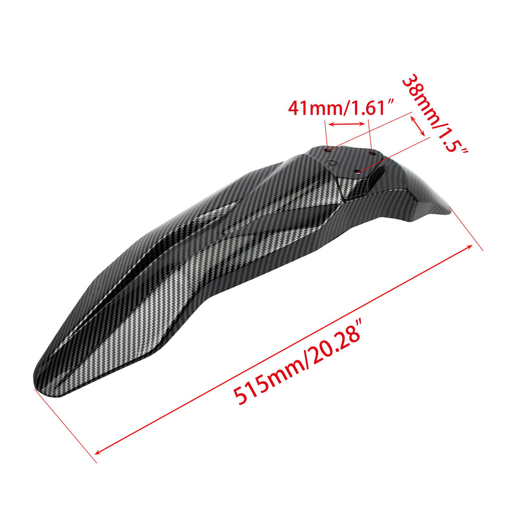 Short Rear Fender Protector,Talaria Rear Mudguard For MX3 MX4 Electric Dirt Bike EBike - Carbon Fiber