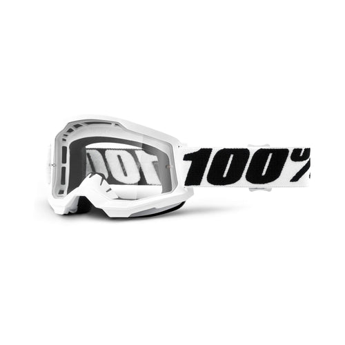 100% Strata 2 Sand Motocross & Mountain Bike Goggles - MX and MTB Racing Protective Eyewear