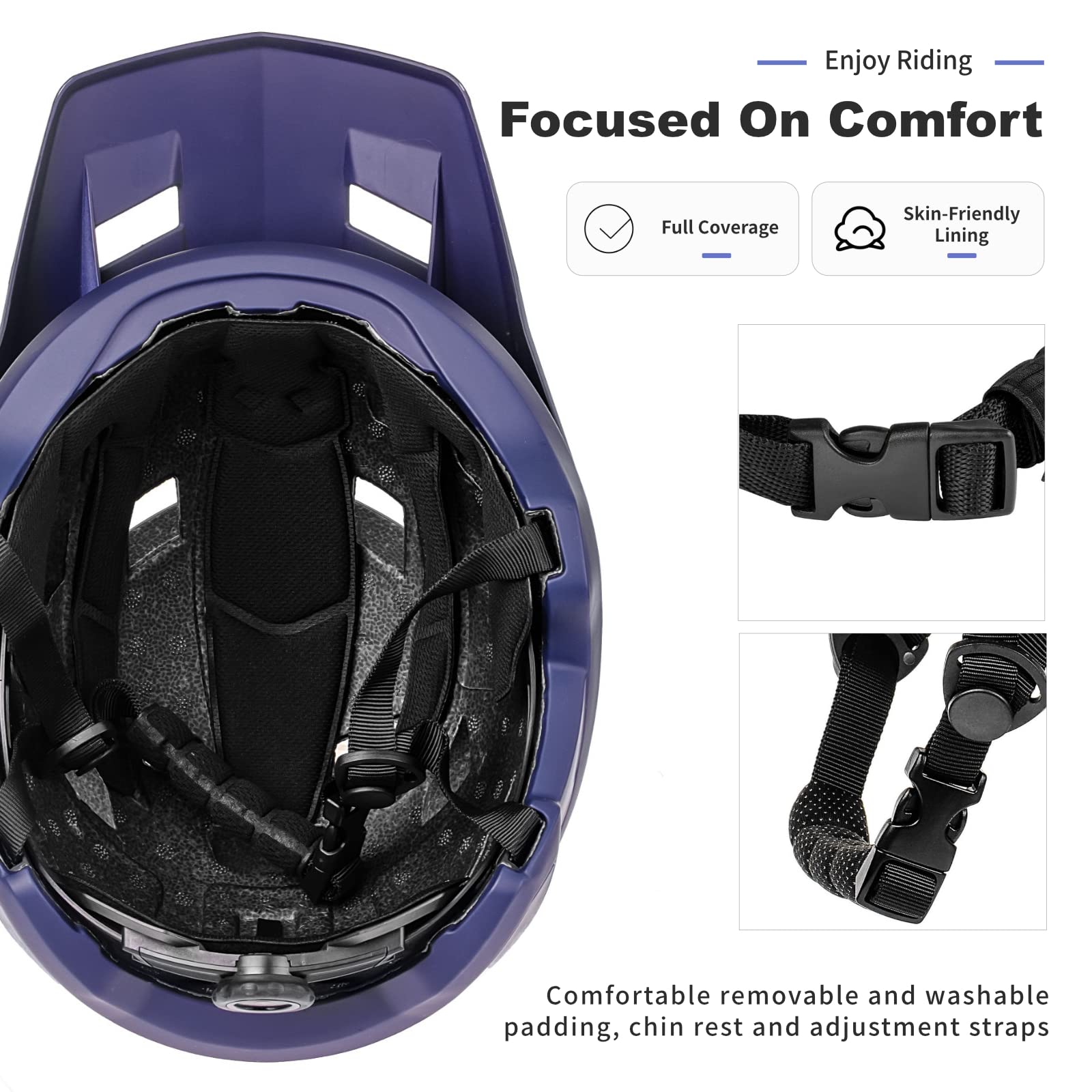 Bike Helmet,Mountain Bike Helmet Helmets for Men Women Adults Youth