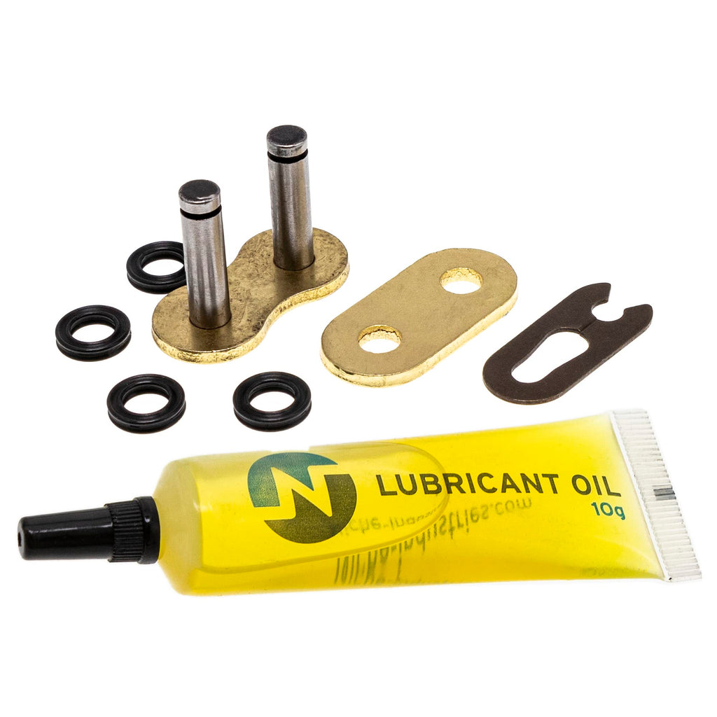 NICHE Gold 420 X-Ring Chain 108 Links with Connecting Master Link