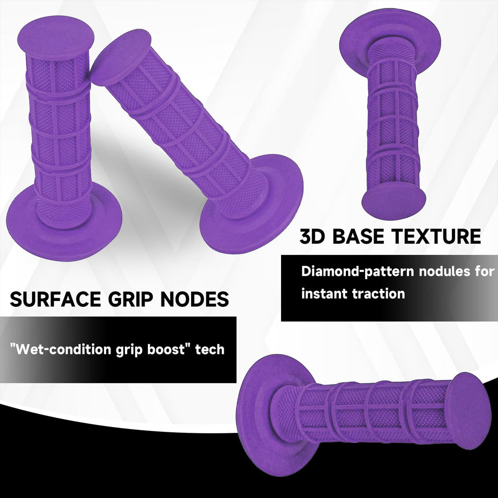 Sur Ron Handlebar Grips, 7/8" Rubber Handle Grips Universal for Surron LBX Talaria Sting R MX3/R MX4 Talaria X3 XXX E-Ride Pro SS/S Electric Dirt Bike