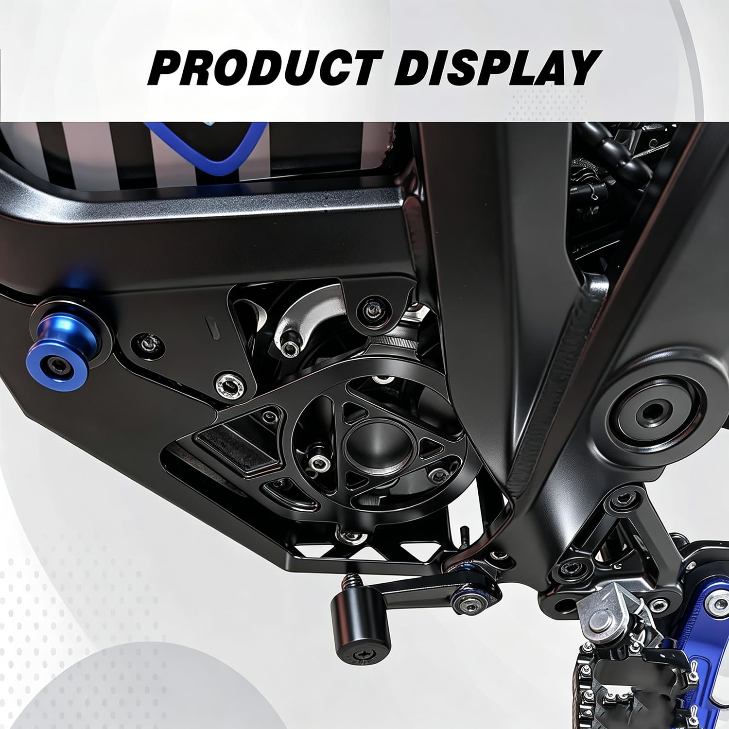 CHANGCHENG Engine Case Saver Talaria Engine Cover Aluminum for Talaria Sting MX3 MX4 MX5 Electric Dirt Bike Black