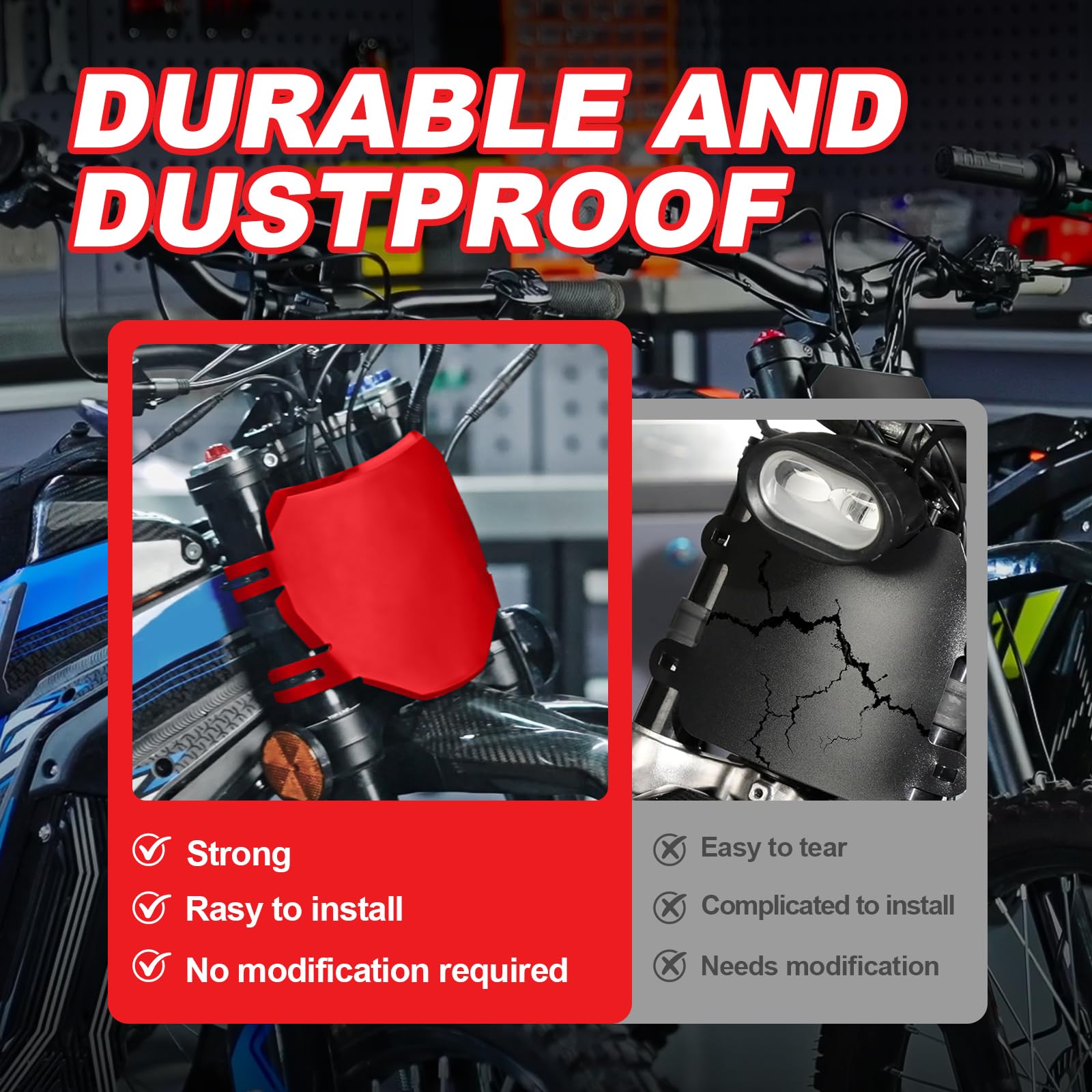 Electric Dirt Bike Downhill Number Plate Front License for Ridstar Q20 Surron Light Bee LBX Talaria Sting MX3/R MX4 MX5 Talaria XXX E-Ride Pro SR S SS 2.0 3.0 Tutti Soleil 01 (Purple)