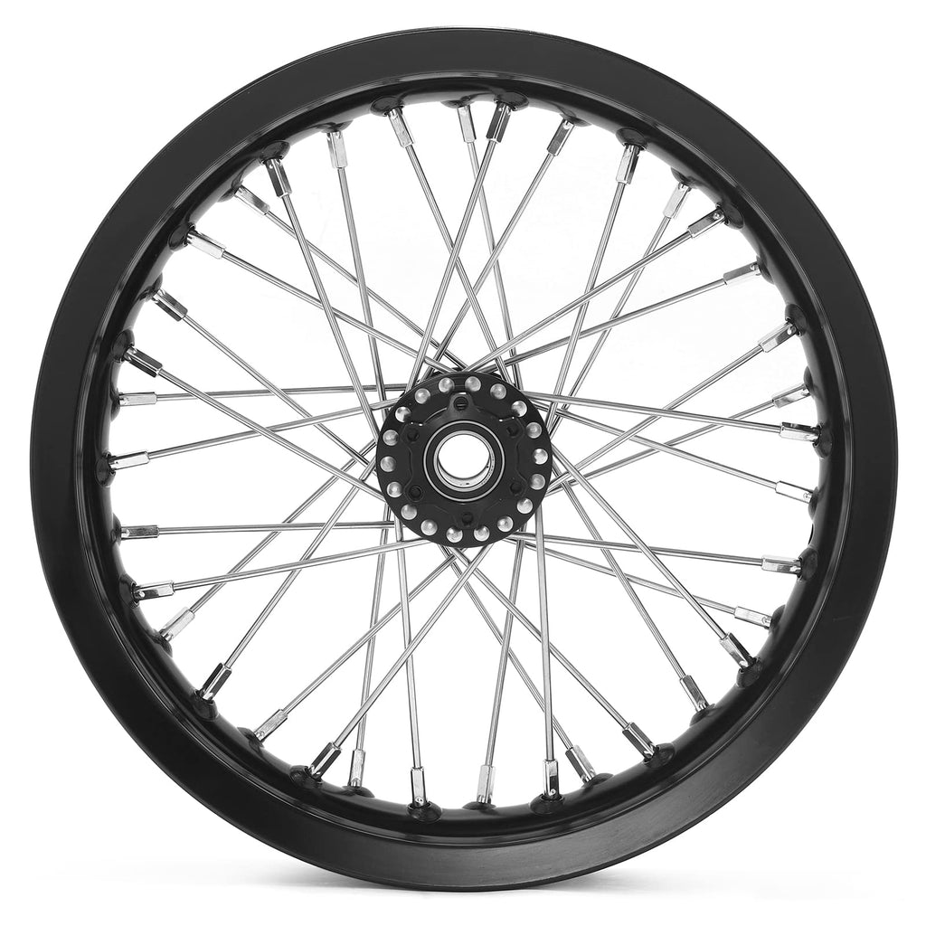 TOFR 17" Front Rear Spoke Wheels Rims Hubs Set for Surron Light Bee LBX Aluminum