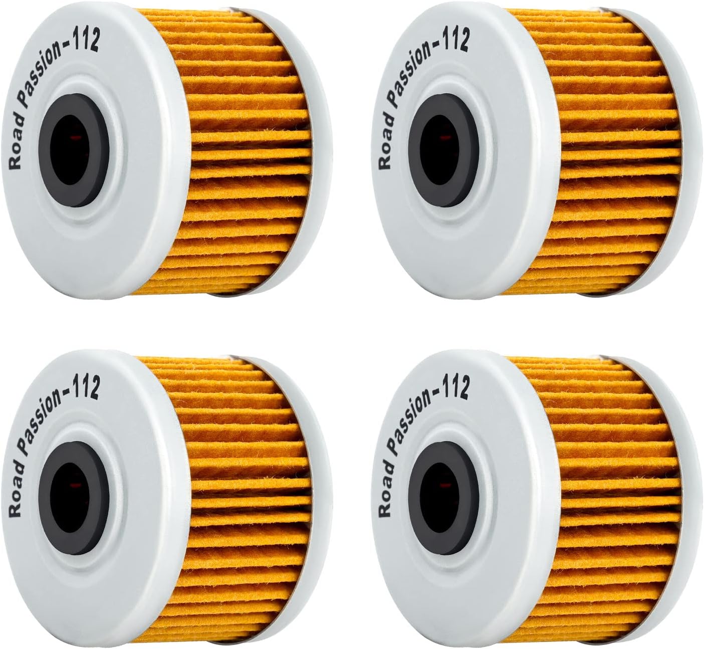 Road Passion Oil Filter for KSR110 2002-2011 KLX110 2002-2016 KLX140 2008-2016 KLX250 1990 1991 1992 KLX250R 1991-1997(pack of 4)