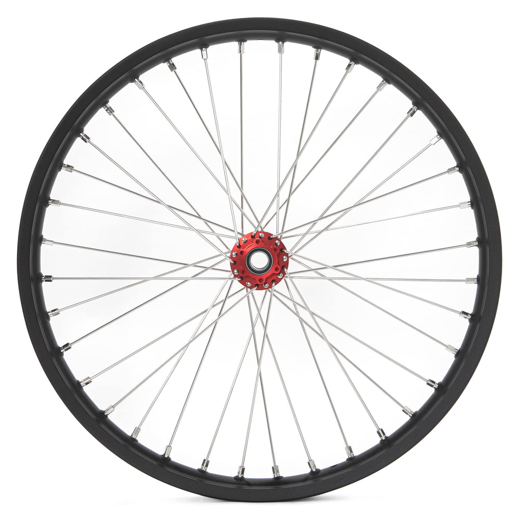 TOFR 17" Front Rear Spoke Wheels Rims Hubs Set for Surron Light Bee LBX Aluminum