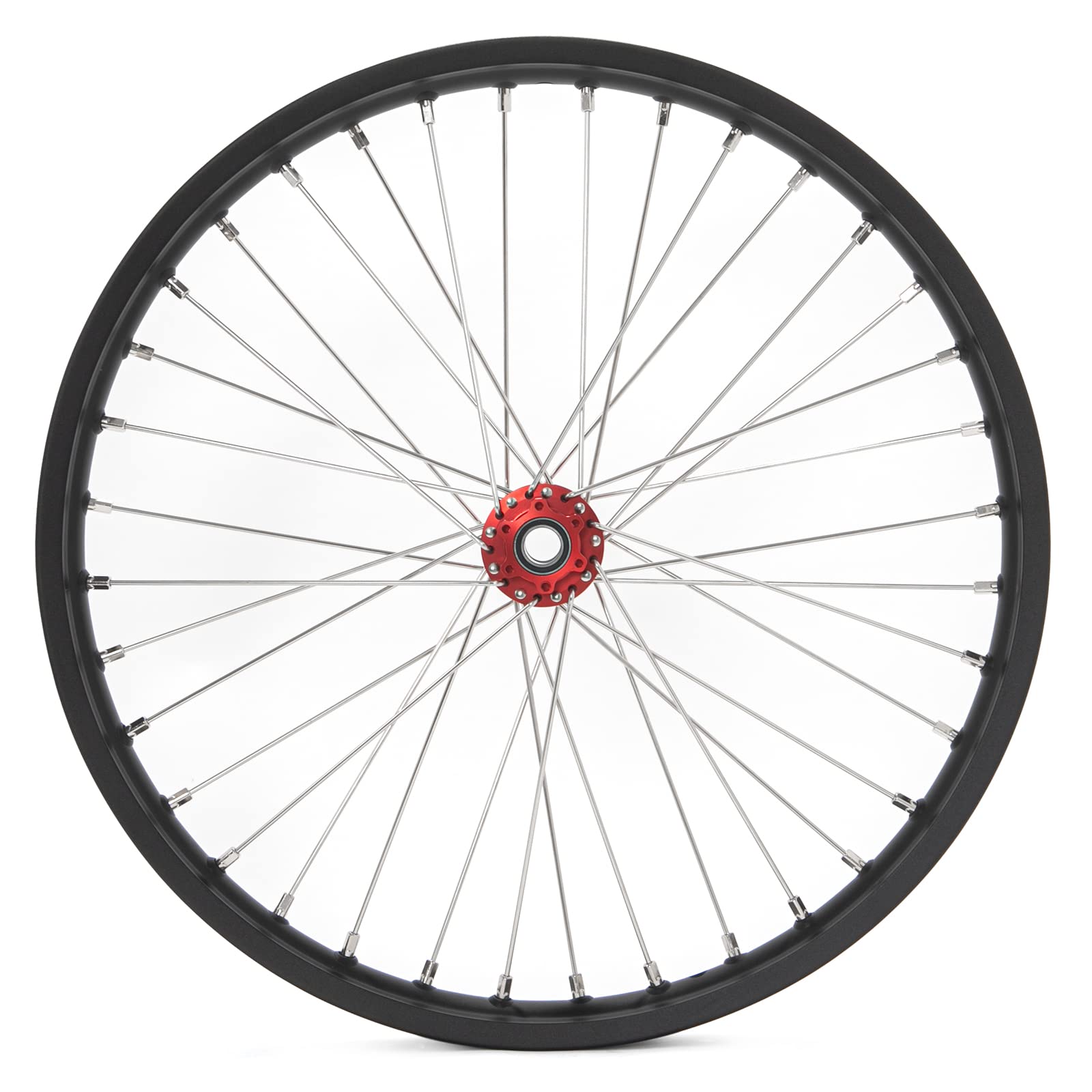 TOFR 17" Front Rear Spoke Wheels Rims Hubs Set for Surron Light Bee LBX Aluminum