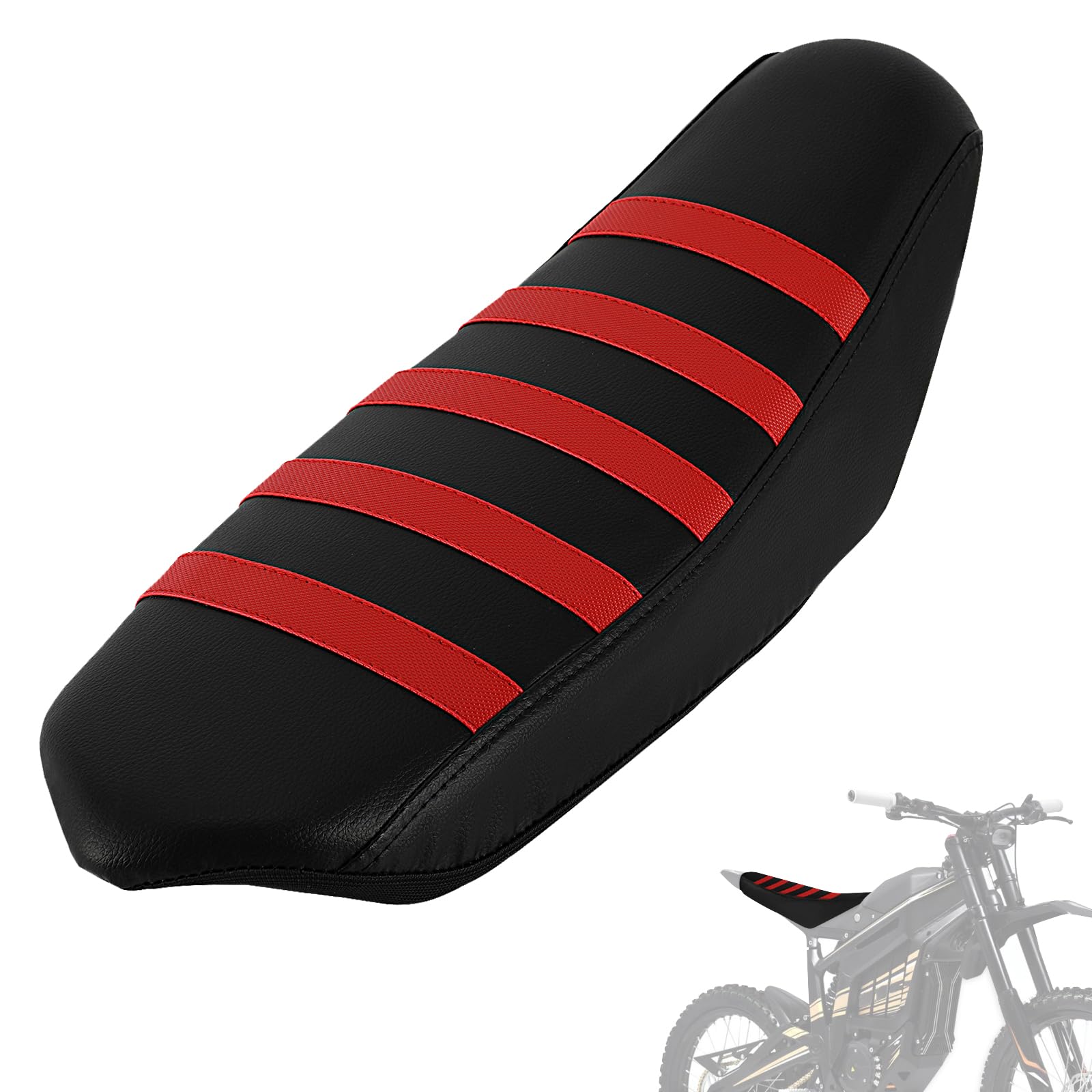 Dirt Bike Seat Cover Motorcycle Stripe Rubber Soft for Talaria Sting MX3/R MX4 MX5 PRO Electric Bike Ebike Purple
