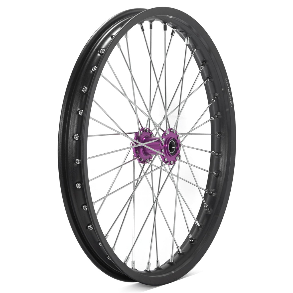 TOFR 17" Front Rear Spoke Wheels Rims Hubs Set for Surron Light Bee LBX Aluminum