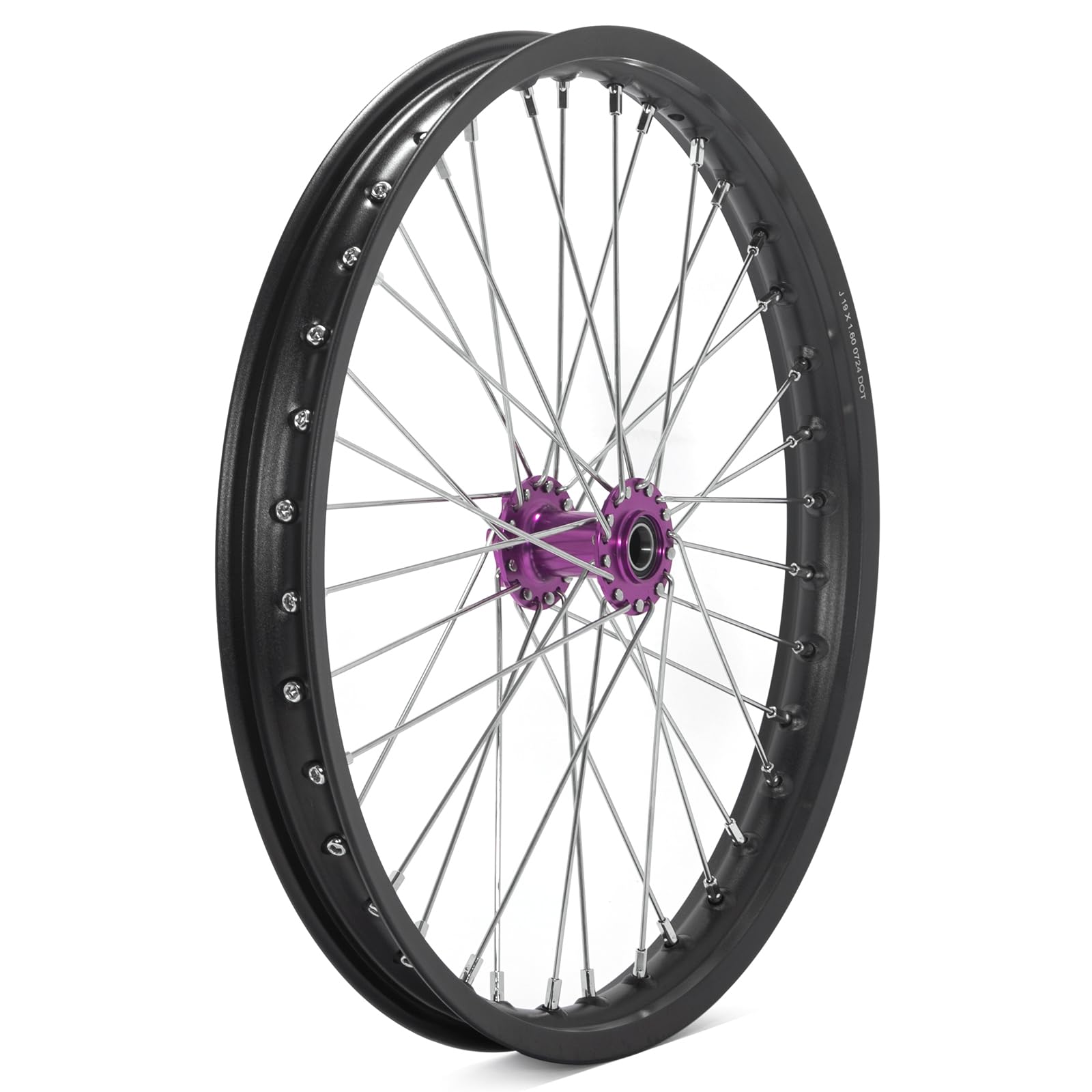 TOFR 12" x 2.15" Rear Wheel Rim Spoke Hub for Surron SUR-RON Light Bee X LBX for Segway X160 X260