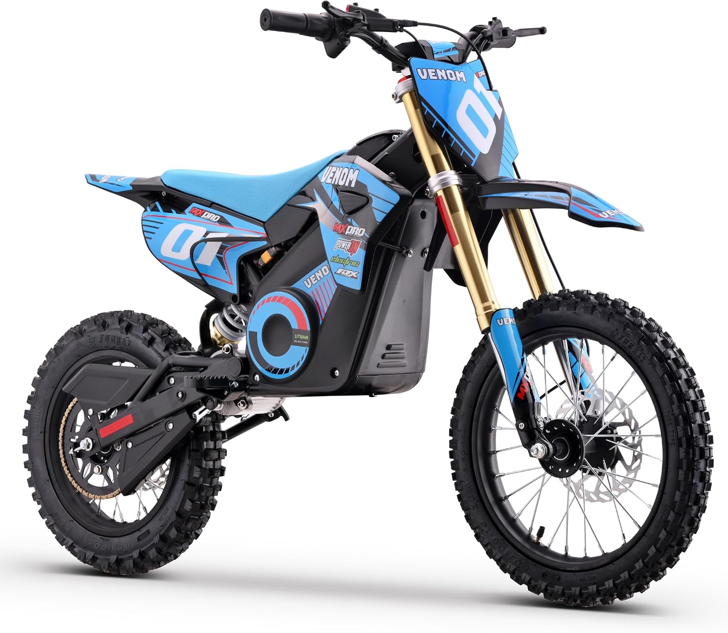 Venom 1600W Electric Dirt Bike | 48V Lithium Battery | Fully Automatic | Off-Road Ride for Teens & Adults | Venom Motorsports Canada
