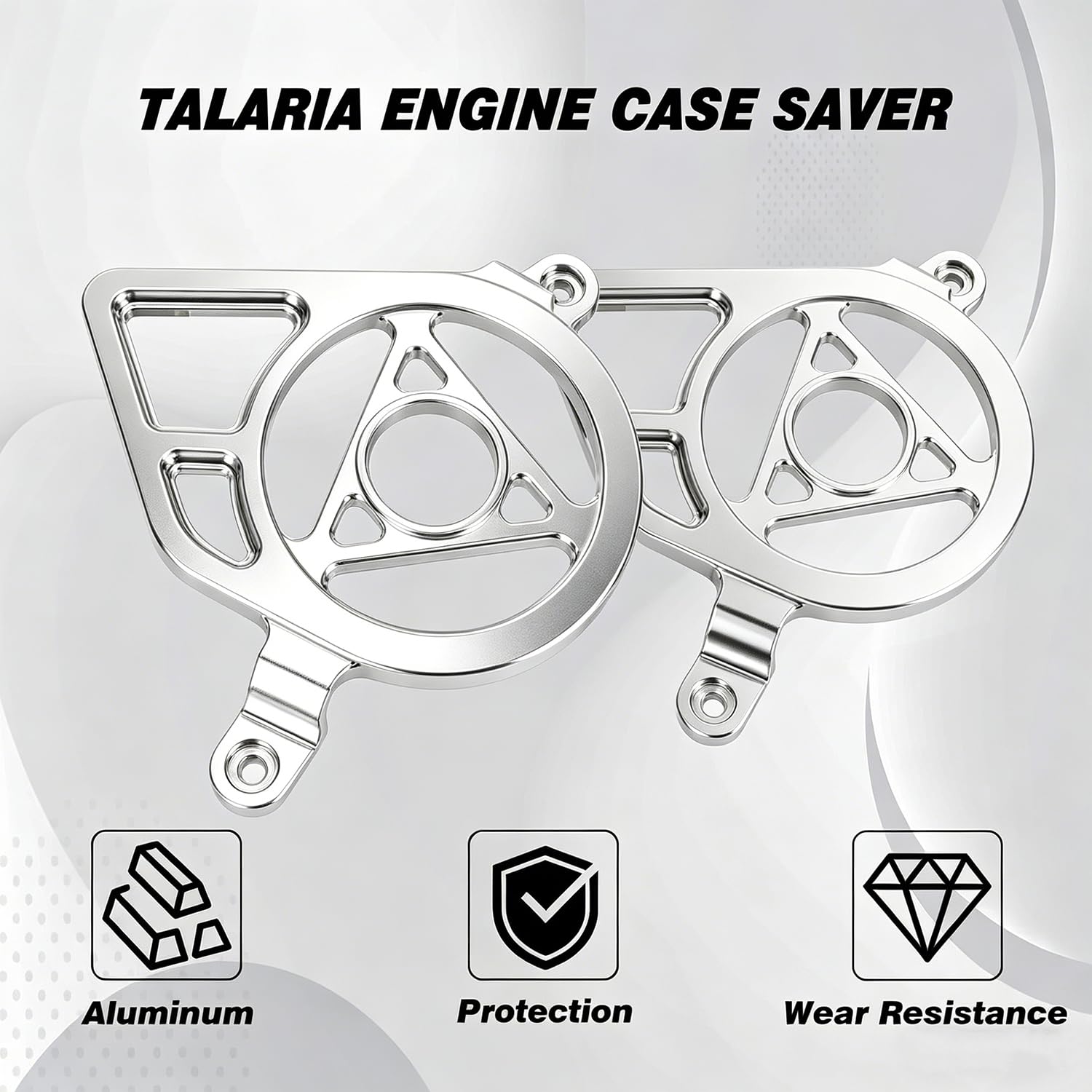 CHANGCHENG Engine Case Saver Talaria Engine Cover Aluminum for Talaria Sting MX3 MX4 MX5 Electric Dirt Bike Black
