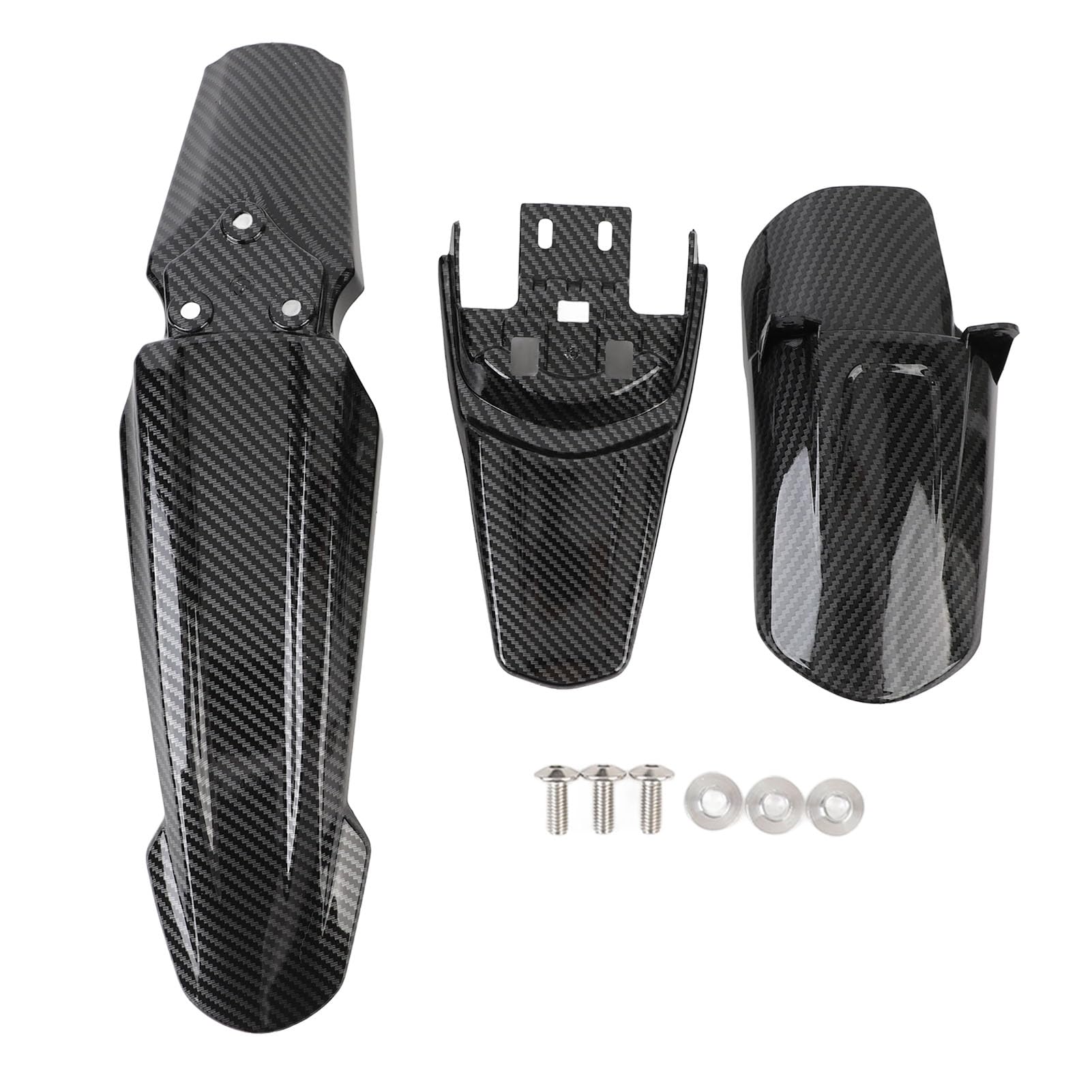 High Strength Black Front and Rear Mud Guard Shock Mudguard Cushion Flaps for SURRON Light Bee X S