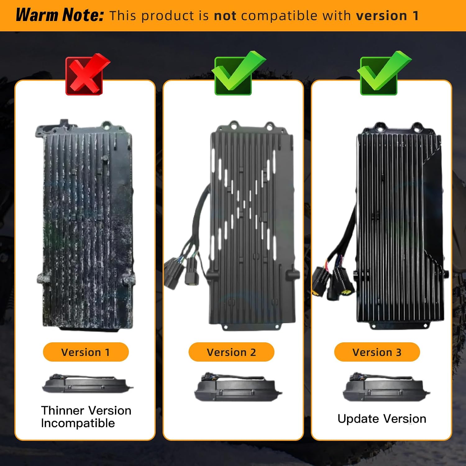 Sine Wave X Controller Compatible with Surron Sur-Ron E-Bike All Light Bee Models Except The Original 2017 Version, Electric Dirt Bike Replacement Part