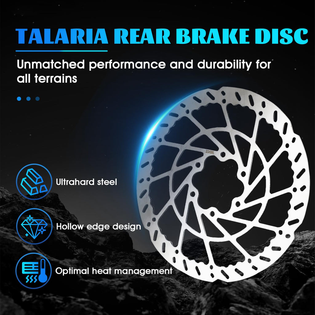 CHANGCHENG Talaria Rear Brake Disc Motorcycle Rear Rotor Brakes Steel Electric Dirt Bike Brake Rotor for Talaria Sting MX3 MX4