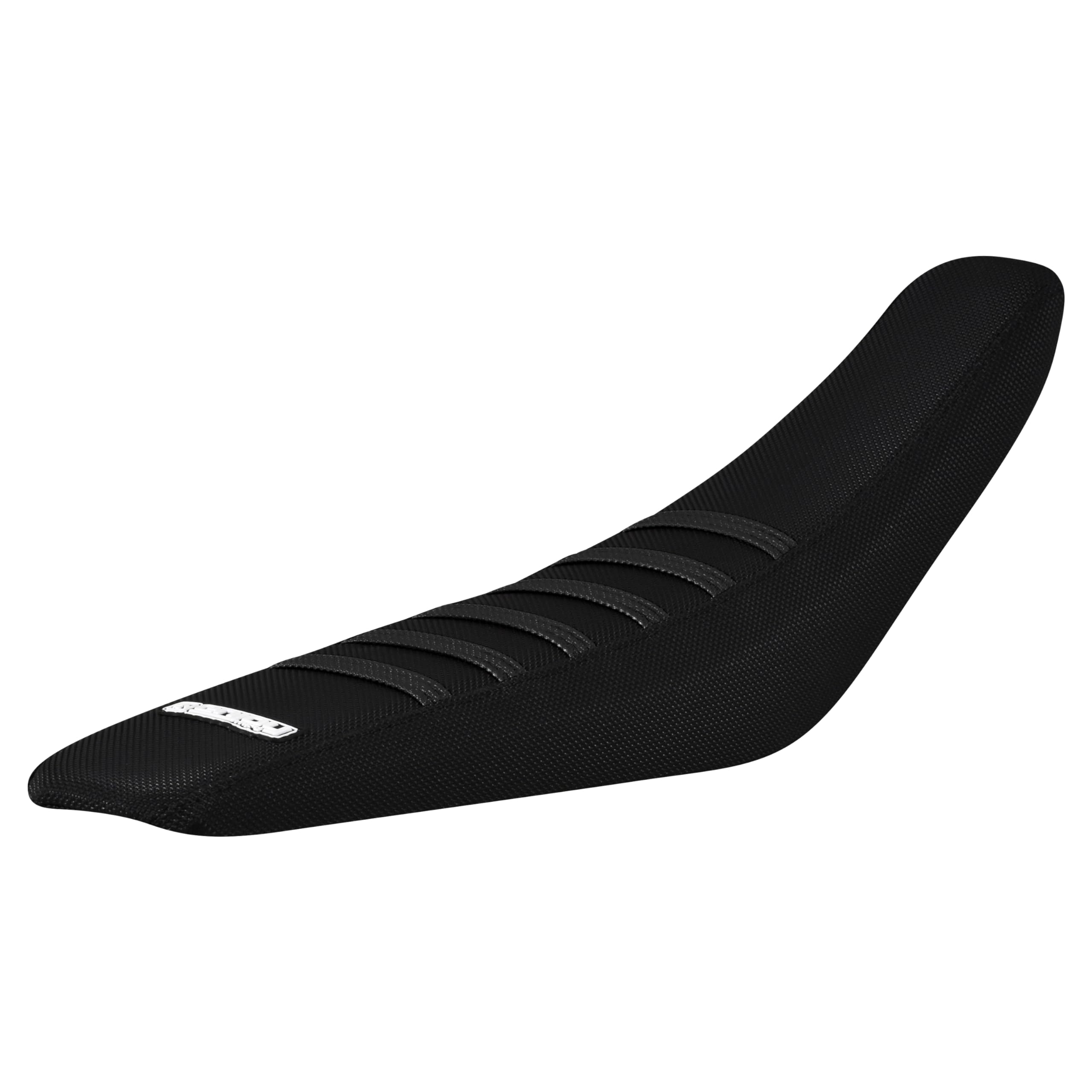 Enjoy Mfg Seat Cover - Compatible with Talaria XXX E-Bike Electric Motorcycle #407 (All Black with Color Ribs) (All Black with Black Ribs)